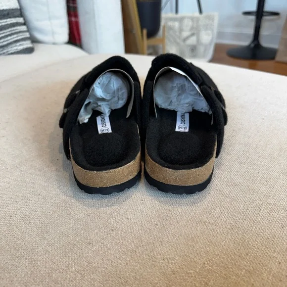 Cushionaire Hana Cork Footbed Clog Wools, Black, Sz 8.5, NWB - Picture 6 of 10